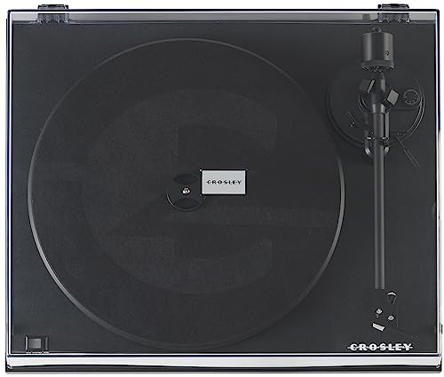 Crosley C6B-BK Belt-Drive Bluetooth Turntable Record Player with Adjustable Tone Arm, Black
