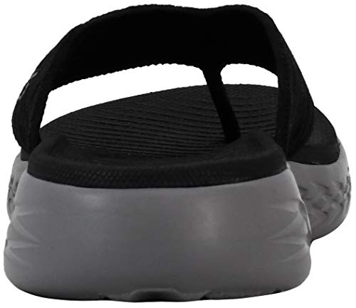 Skechers Women's On-The-go 600 Sunny Flip-Flop, Gray, 9