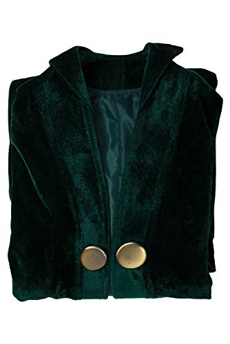 COSMOVIE Women's Witch Halloween Cosplay Costume Movie Wizard Sorceress Cloak Robe Coat