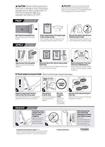 Command Picture Hanging Strips, Small, 18 Pairs