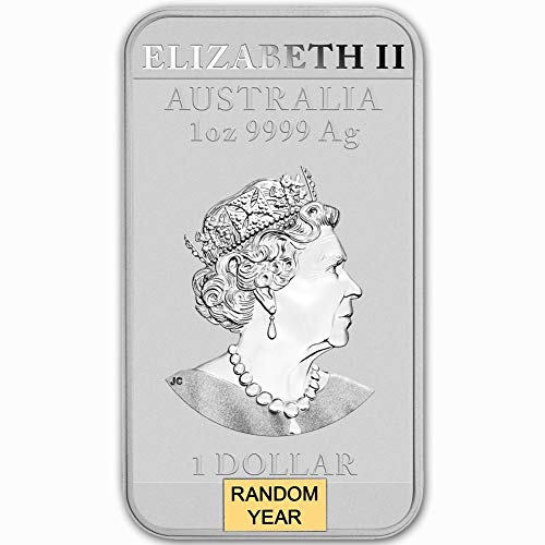 2018 - Present (Random Year) P Lot of (5) 1 oz Silver Bars Australia Perth Mint Dragon Series Rectangular Coins Brilliant Uncirculated with Certificates of Authenticity $1 Seller BU
