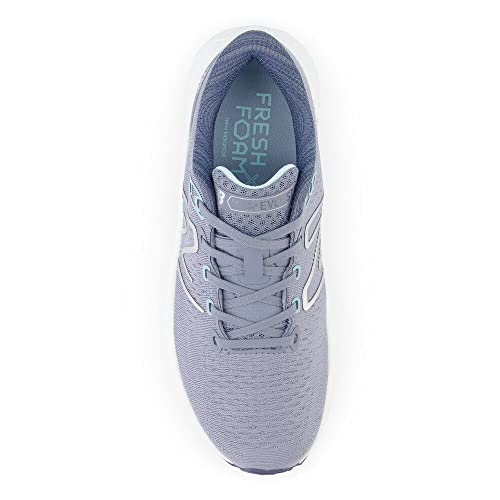 New Balance Women's Fresh Foam X Embar V1 Running Shoe, Arctic Grey/Bright Cyan, 8.5