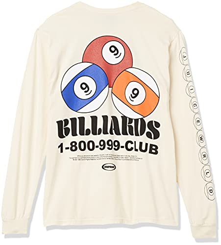 Juice WRLD Unisex-Adult Standard 1-800-999-CLUB Long Sleeve, Cream, Small
