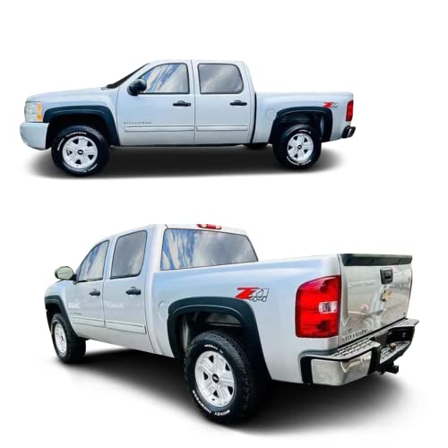Factory/OE Design Fender Flares for 2007-2013 Chevrolet Silverado. Set of 4 (Short Bed (5'8") Models) | DOES NOT FIT ANY GMC TRUCKS
