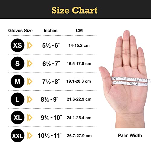 TitanFlex Disposable Nitrile Exam Gloves, 6-mil, Black, Small 100-ct Box, Heavy Duty Disposable Gloves, Cooking Gloves, Mechanic Gloves, Latex Free Gloves, Food Safe Rubber Gloves for Food Prep