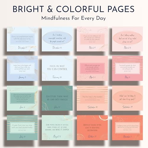 RYVE Motivational Calendar - Daily Flip Calendar with Inspirational Quotes - Motivational Gifts for Women, Inspirational Desk Decor for Women, Office Decor for Women Desk, Office Gifts for Women