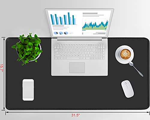 AREYTECO Large Gaming Mouse Pad,31.5"x15.7" Durable Extended Large Mouse Pad with Stitched Edges, Non-Slip Base, Waterproof, Large Mouse Pad for Gamer, Office, Home, Nebula