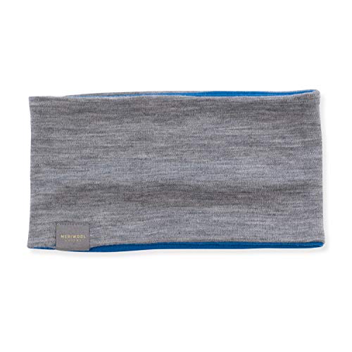 MERIWOOL Lightweight Reversible Merino Wool Headband for Women and Men