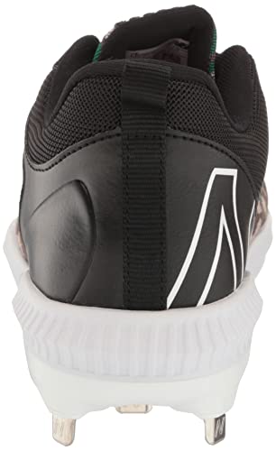 New Balance Men's FuelCell 4040 V6 Metal Baseball Shoe, Black/White, 14 Wide