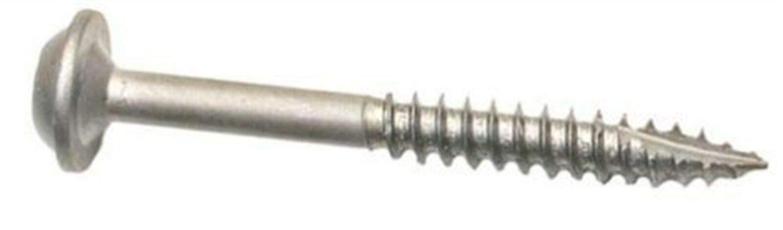 Kreg SML-F125-5000 Zinc Pocket Screws, 1 1/4 Inch, #7 Fine Thread, Maxi-Loc Head (5000 Count)