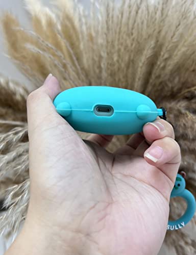 Monster Design Case for Apple AirPods Pro Case Cartoon Cover Silicone Shockproof 3D Cute Kawaii Protective Case Anti-Fall Headphone Case for Airpod Pro Case (Airpods Pro, Blue Monster)