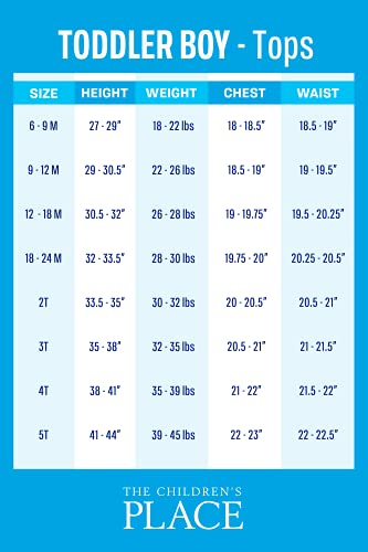 The Children's Place Baby Boy's and Toddler Long Sleeve Shirt and Pants 2-Piece, Navy Olive Cargo Set