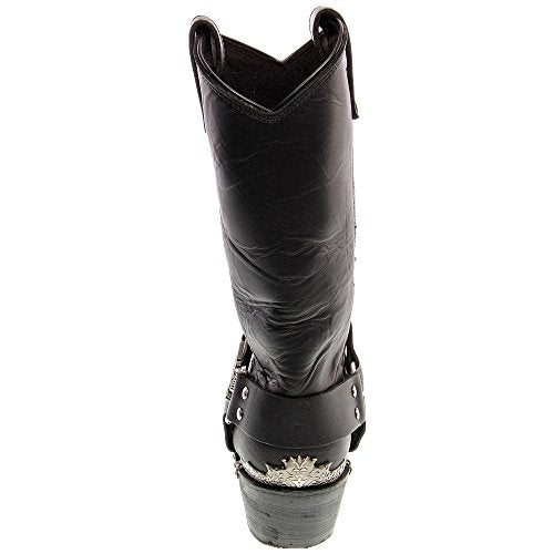 Dingo Men's Chopper Harness Boot,Black,11.5 EW US