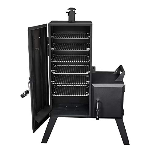 Dyna-Glo DGO1890BDC-D Wide Body Vertical Offset Charcoal Smoker,Black
