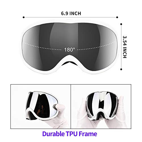 Supertrip Snow Ski Goggles Anti-Fog 100% UV Protection Snowboard Skiing Goggles