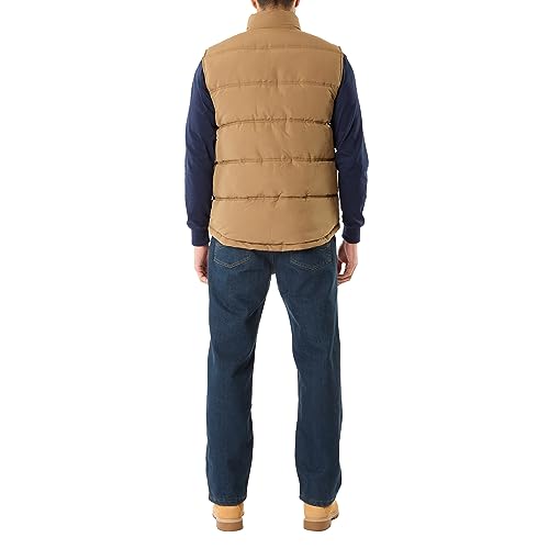 Smith's Workwear Big Men's Camo Printed Double-Insulated Puffer Vest, Acorn