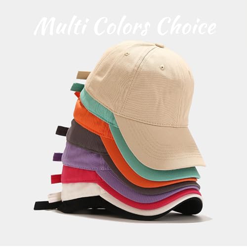 2 Packs Toddler Baseball Summer Hat Kids Baseball Cap Toddler Hat for Boys Girls Baby Sun Hat Cotton Kids Baseball Hat CapsBeige&Lightpink