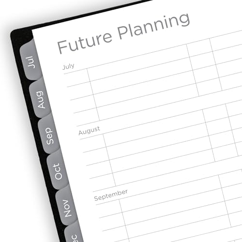 Mead Planner 2024-2025 Academic, Weekly & Monthly, 5-1/2" x 8-1/2", Small, Basic, Black (CAW42005)