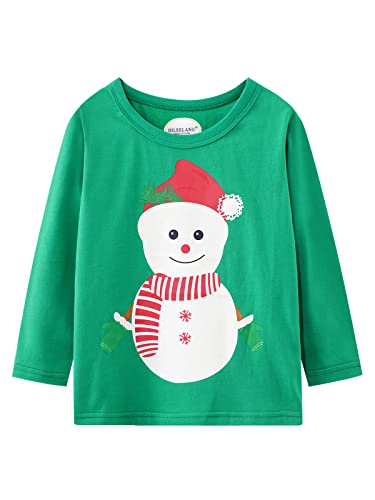 Baby Girls' Long-Sleeve Cotton Jersey Tunic T-Shirts Unicorn Graphic Winter Casual Crewneck Pink White Tunic Tops Tee Shirts Sets 3 Pack 12 Months