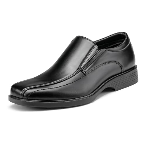 Bruno Marc Mens Leather Lined Dress Loafers Shoes,5-Dark Brown - 9 (Cambridge-05)
