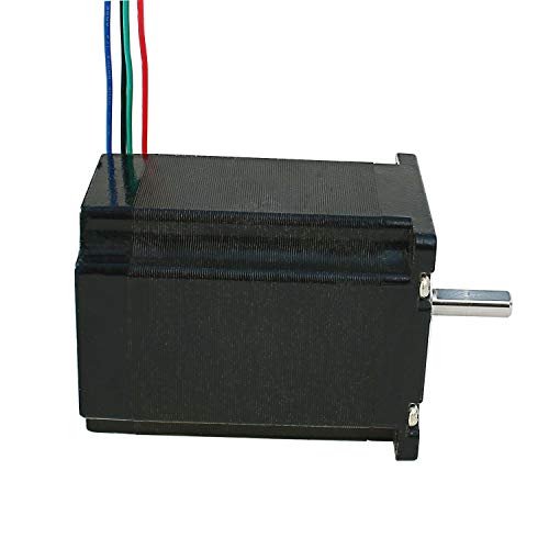 Nema 23 Stepper Motor 2.8A 1.9Nm (269oz.in) 76mm Length with 8mm Shaft for CNC Mill Lathe Route