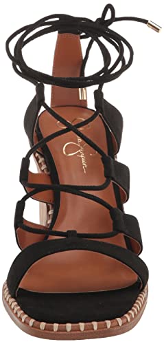 Jessica Simpson Women's Lonor High Heel Sandal Heeled, Tobacco, 10
