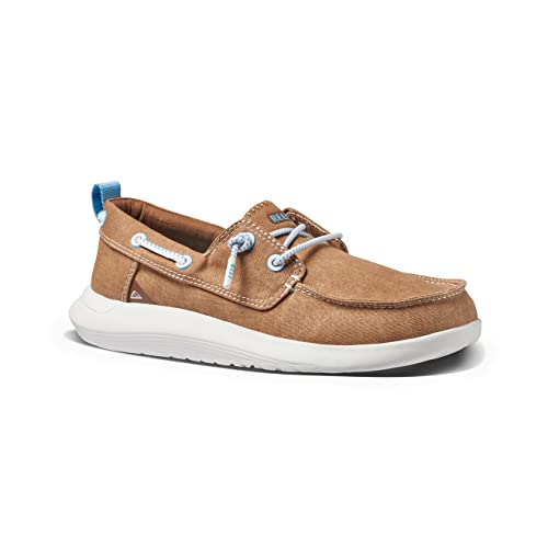 Reef Men's Swellsole Pier Boat Shoe, Brown, 12