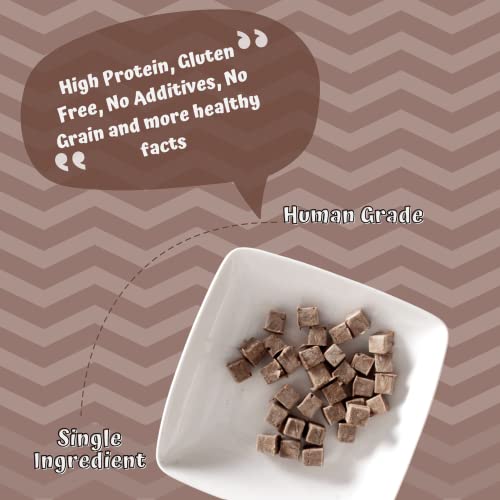 Huggy Tuggy Freeze Dried Treats Pollack Fish for Dog and Cat - Natural Single Ingredient, Pet Food Pet Treat High Protein - No Fillers, Preservatives, or Additives, Gluten and Grain Free - 3.35 Oz