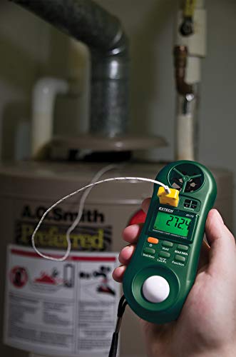 Extech 45170 Four in One Environmental Meter (Hygro-Thermo-Anemometer-Light)