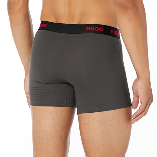 HUGO Three Pack Jersey Cotton Boxer Briefs