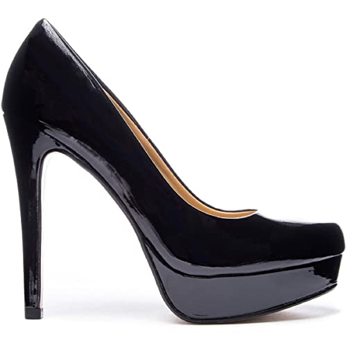 Chinese Laundry Women's Wow Platform Dress Pump, Black Patent, 10 M US