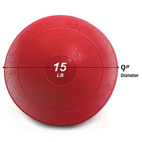 Trademark Innovations Exercise Slam Medicine Ball (Black, 15lbs)