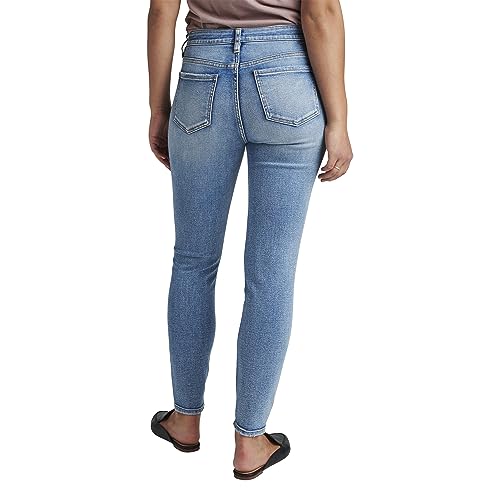 JAG Jeans Women's Cecilia Mid Rise Skinny Jeans, Night Breeze EDK413, 16