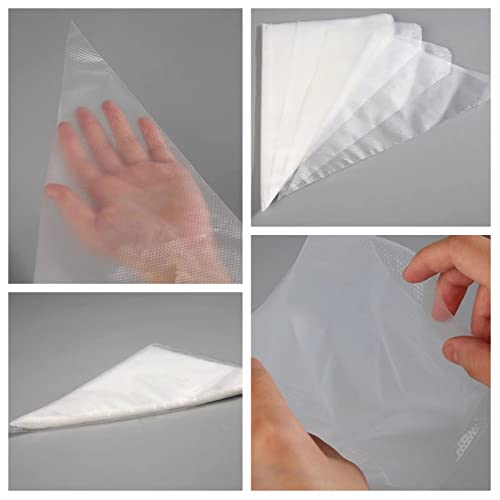 AMBESTAR 18 Inch Tipless Piping Bags for Royal Icing, Extra Thick Anti Burst Decorating Bags Butter Cream Cookies Decoration, Perfect for Professional Baking Lover