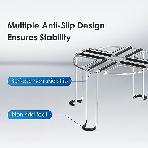 Waterdrop Water Filter Stainless Steel Stand, with Rubberized Non-Skid Feet, Replacement for Berkey® Water Filter System, King Tank Gravity-fed Water Filter System