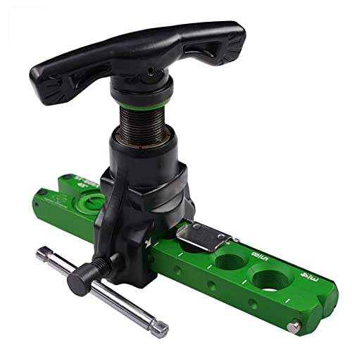 Flaring Tool for 1/4'' - 3/4'', 45 Degree Eccentric Cone Type Flaring Kit for Copper Aluminum Pipe