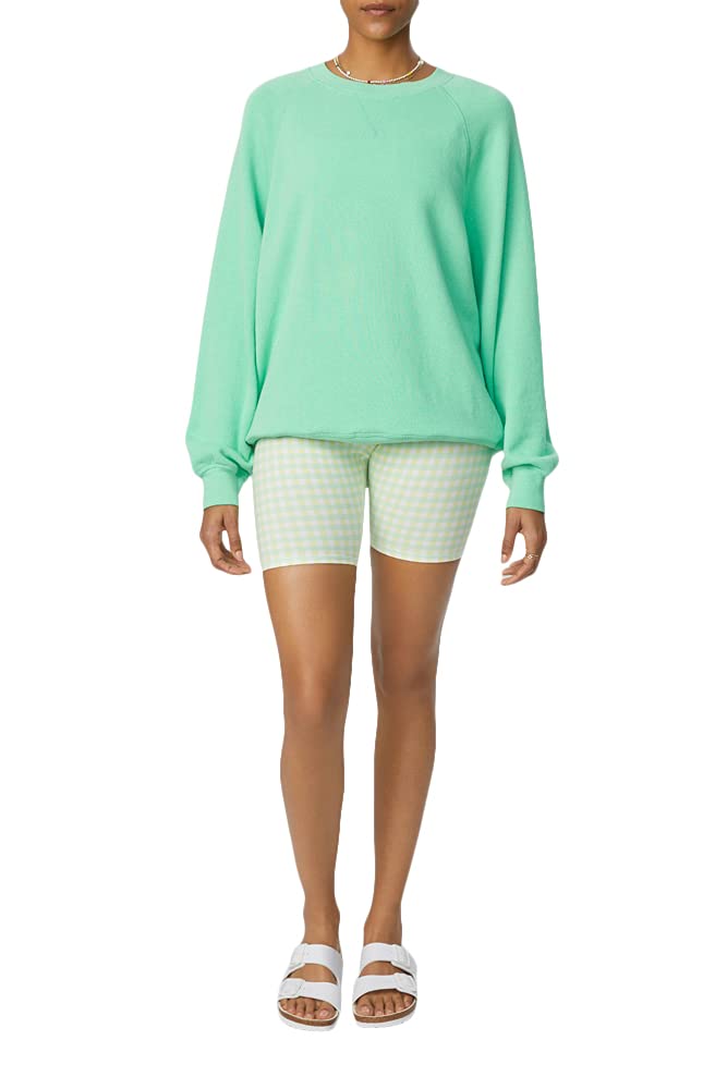 Bandier x Sincerely Jules_The Juniper Crew Neck Sweatshirt Soft Lime-L