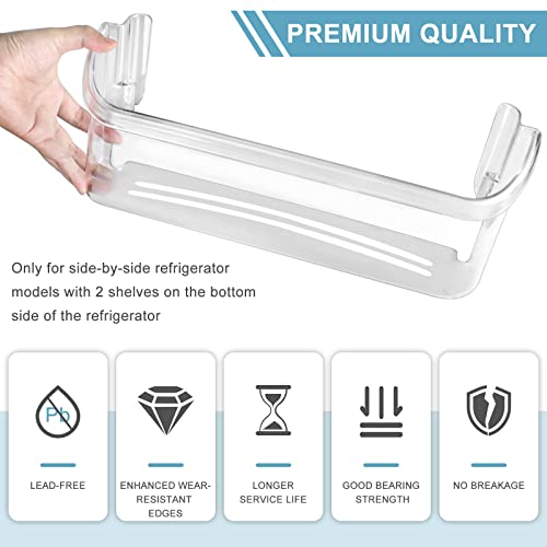 UPGRADED 242126602 Refrigerator Door Bin Shelf Replacement Compatible with Frigi.daire Refrigerator Door Shelf Replacement Parts LFSS2612TF0 LFSS2612TF4 by AMI PARTS