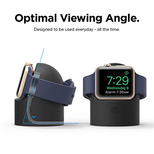 elago W2 Charger Stand Compatible with Apple Watch Series Ultra2/Ultra/10/9/8/7/6/5/4/3/2/1/SE (49mm, 46mm, 45mm, 44mm, 42mm, 41mm, 40mm, 38mm)