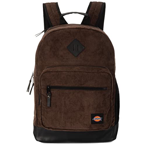 DICKIES Signature Backpack for School Classic Logo Water Resistant Casual Daypack for Travel Fits 15.6 Inch Notebook