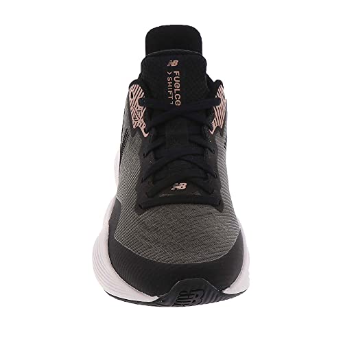 New Balance Women's FuelCell Shift Tr V1 Cross Trainer, Black/Rose Gold Metallic, 8