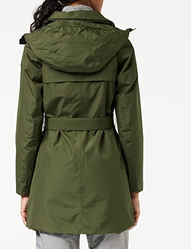 Helly Hansen Women's Welsey II Trench Insulated Waterproof Breathable Jacket, 431 Utility Green, X-Small