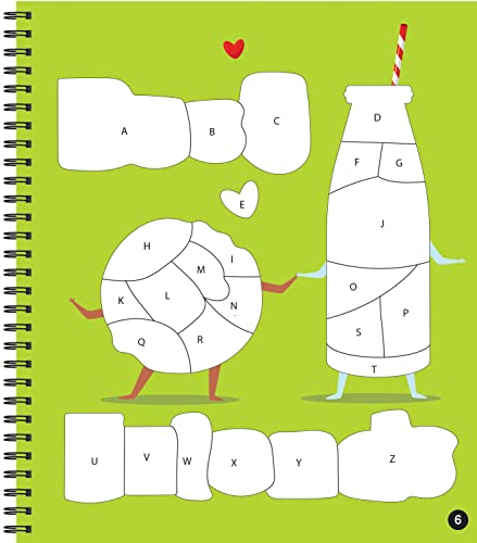 Brain Games - Sticker by Letter: Silly Snacks