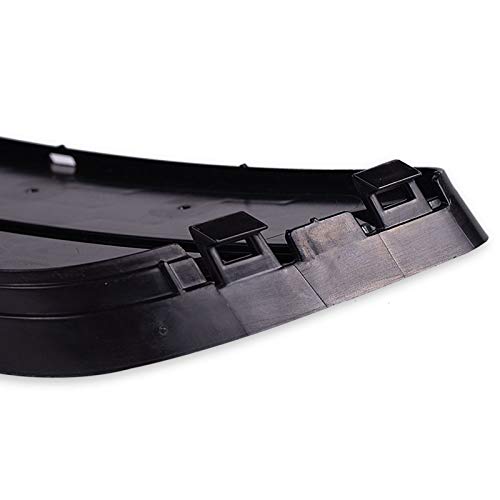 runmade Left ABS Plastic Front Lower Bumper Fog Light Grill Honeycomb Grilles W/Chrome Cover Driver Side Compatible with Audi A5 2008-2011