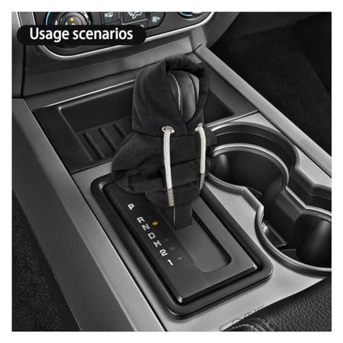 JOYCOURT Car Gear Shift Hoodie, Fashionable Gear Shift Knob Cover, Mini Hoodie for Auto Shifter, Auto Interior Cute Gadgets, Universal Car Decor Accessories