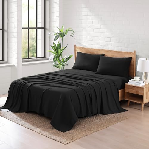 Casa Platino Sheets Twin XL Size Bed Set, Pre-Washed Ultra Soft & Breathable Twin XL Bed Sheets Set, Brushed Microfiber Cooling Sheets, Twin XL Size Sheets Set with Deep Pockets - Vanilla