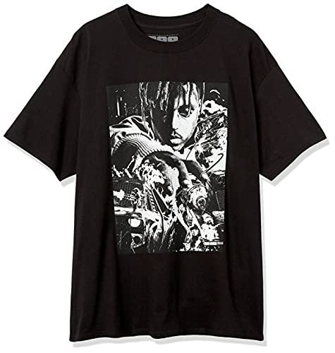 Juice WRLD Unisex-Adult Standard DR4L Anniversary Tee, Black, Small