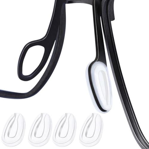 Betterun Clear Replacement Nose Pads Pieces for Oakley Gauge 8 M OO4124