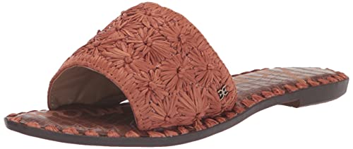 Sam Edelman Women's Giovanna Flat Sandal Gold Leaf 10.5 Medium