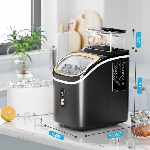 Xbeauty Ice Maker Countertop Up to 35lbs of Ice a Day with Self-Cleaning,16Pcs/5Mins, Portable Ice Maker Machine with 1.5L Removable Water Tank/24H Timer,GREY